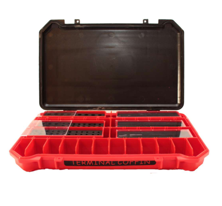 bass mafia terminal tackle box Coffin and 1800 sizes Untouchable Specs The Bass Mafia Coffin 2.0 has been remastered for the commited tournament angler Bass Mafia Coffin 2.0